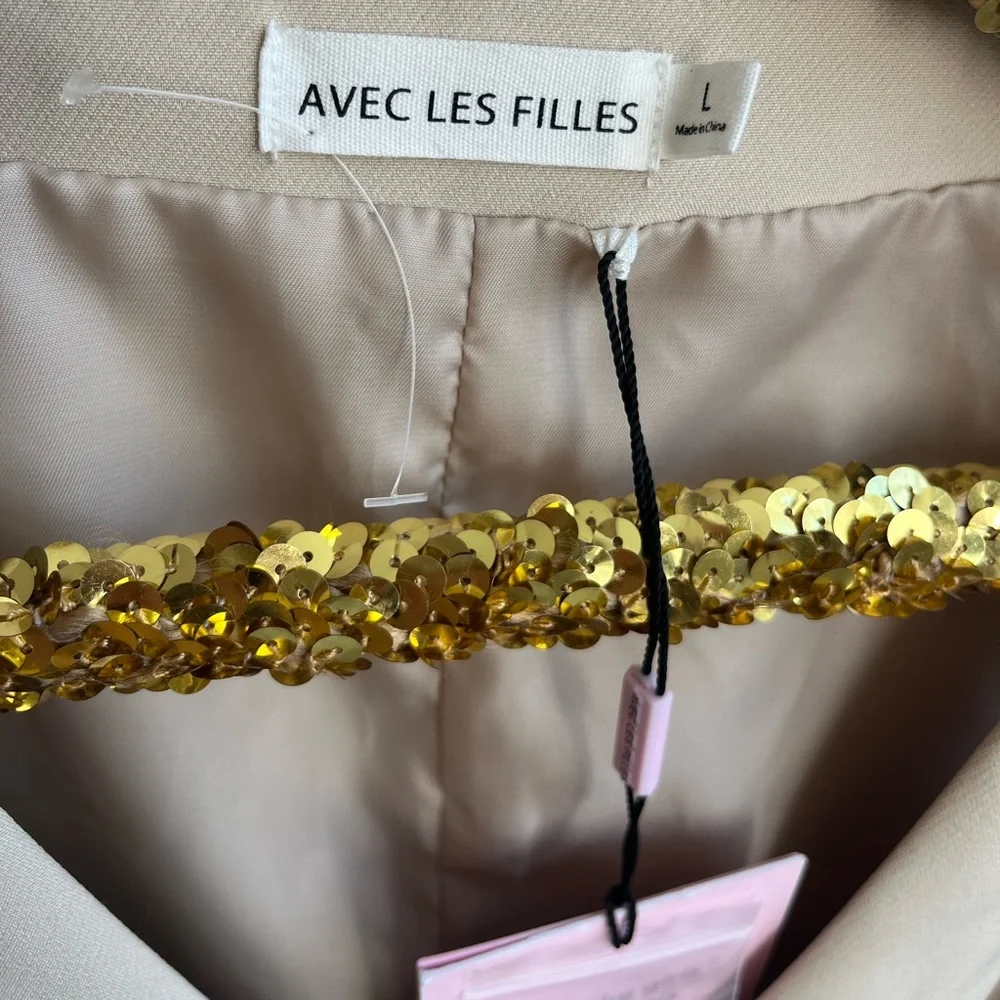 NWT Avec Les Filles Cropped Vest - Picture 3 of 7